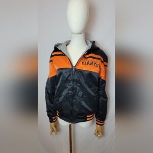 SF Giants Reversible Hooded Bomber Jacket